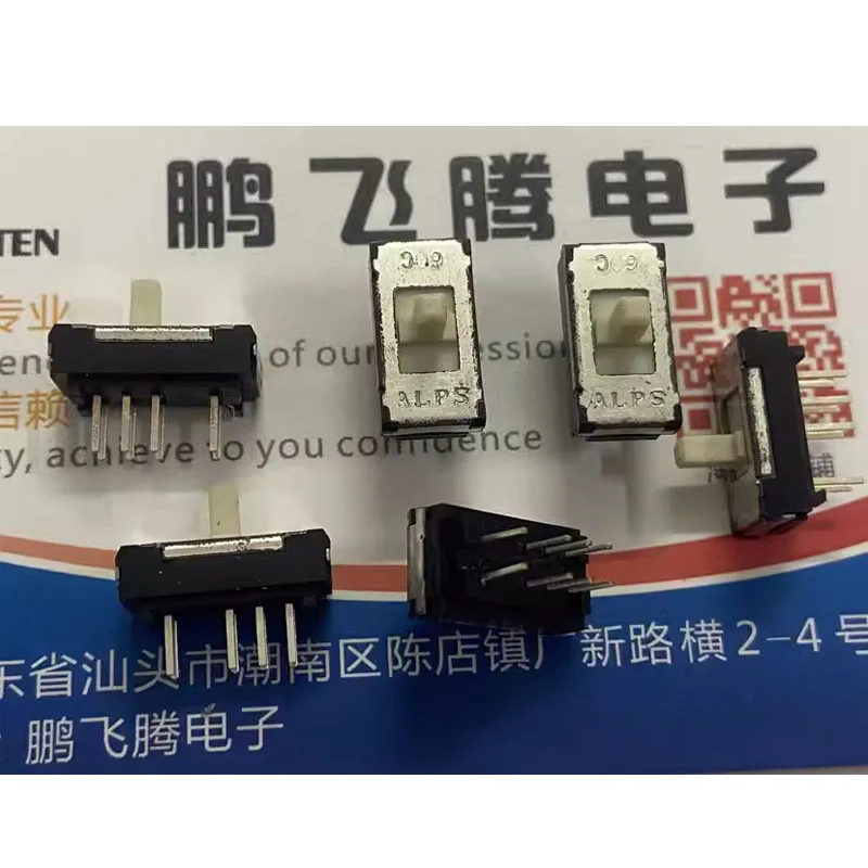 

2pcs/lots Japan ALPS SSSS923200 Toggle Switch 8-pin 3-speed Vertical Double Row Slide Power Long Handle