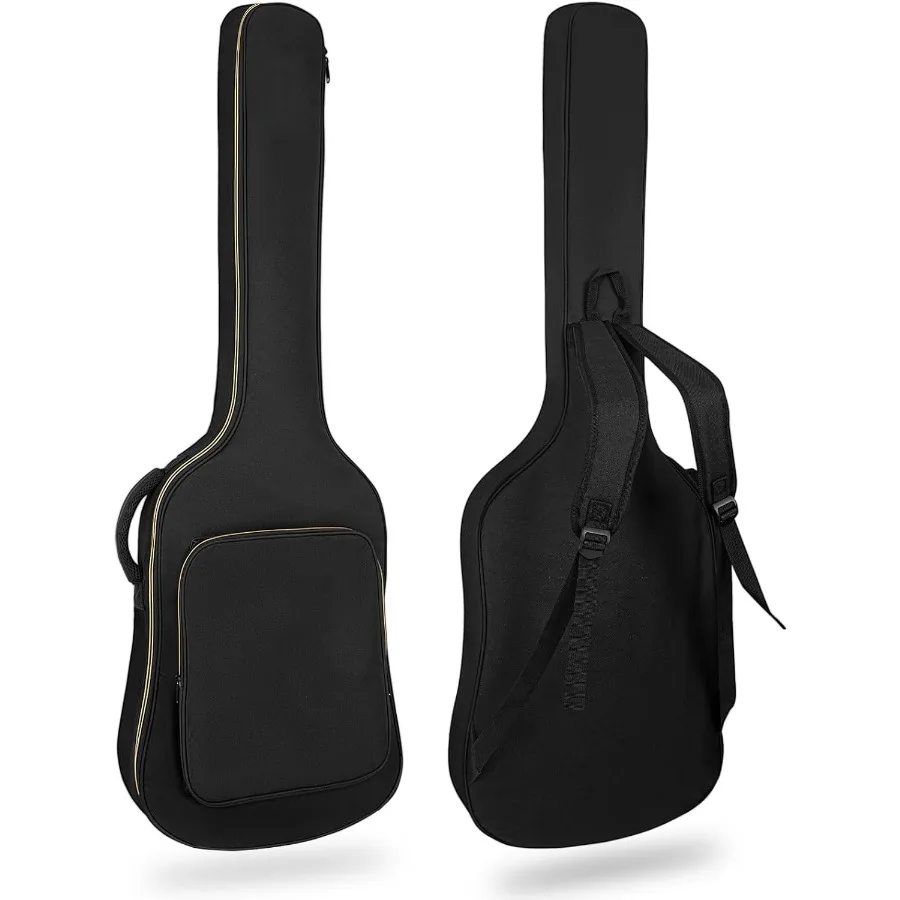 

Bass Guitar Case Bass Guitar Gig Bag 0.35 Inch Waterproof Thick Padding Backpack Soft Electric Bass Guitar Bag Dual Adjustable