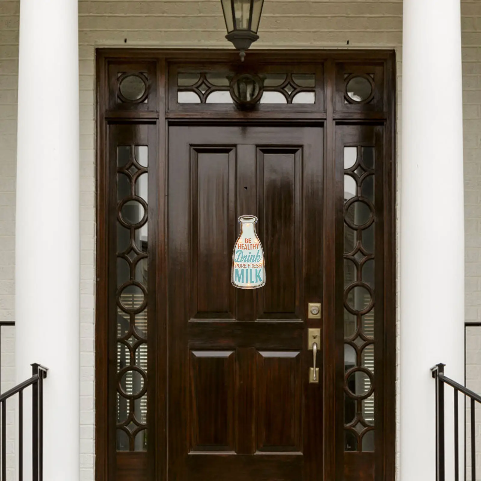 

1 шт. Светодиодный настенный светильник в форме мороженого, креативный светящийся декор в виде бутылки молока, изысканное украшение для интерьера, подвесной декор для бара