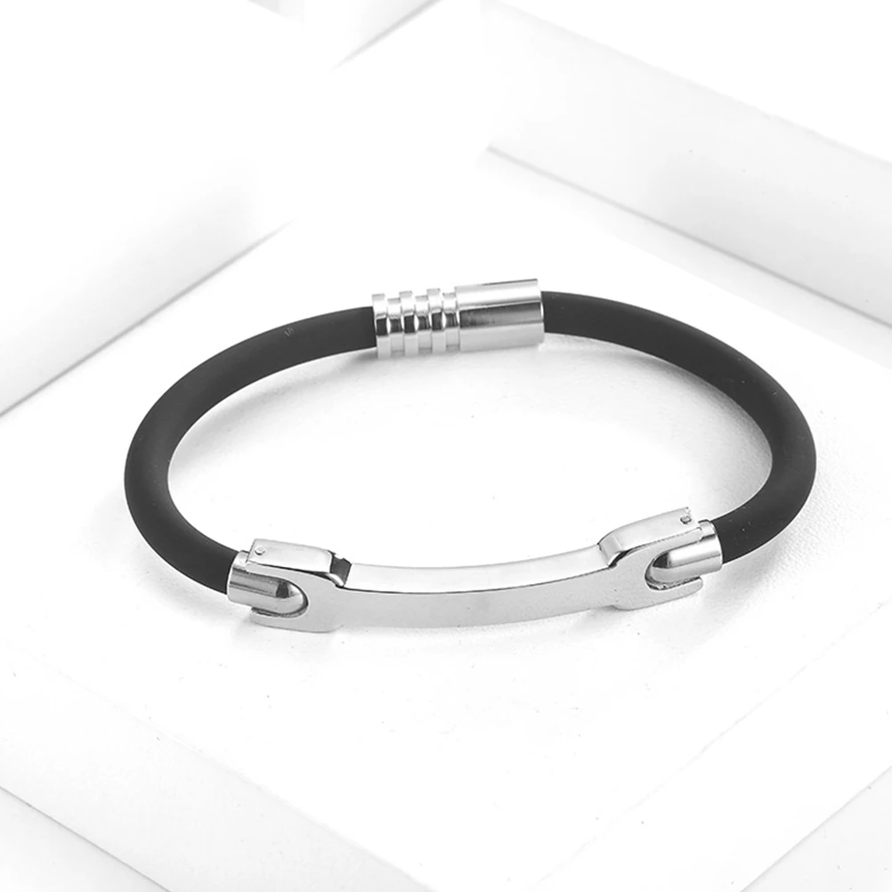 

Fashionable Unisex Anti Static Wristband Silicone Sports Bracelet Adjustable Stylish Elastic Wrist Strap Comfortable Daily Wear
