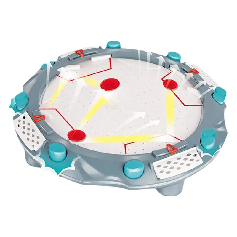 Table Top A ir Hockey Game Ice Hockey Table With Blower Battery-Operated Children's Table A ir Hockey Air Ho ckey Table