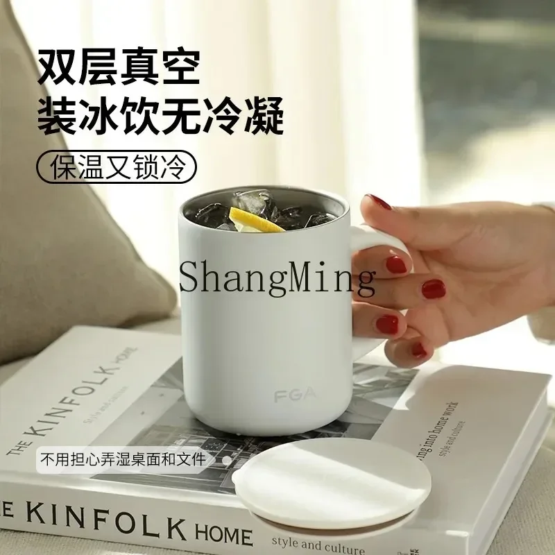 

CL Modern Simple 316 Stainless Steel Office Thermos Cup Large Capacity Cup Mark Coffee Cup Office Birthday Gift