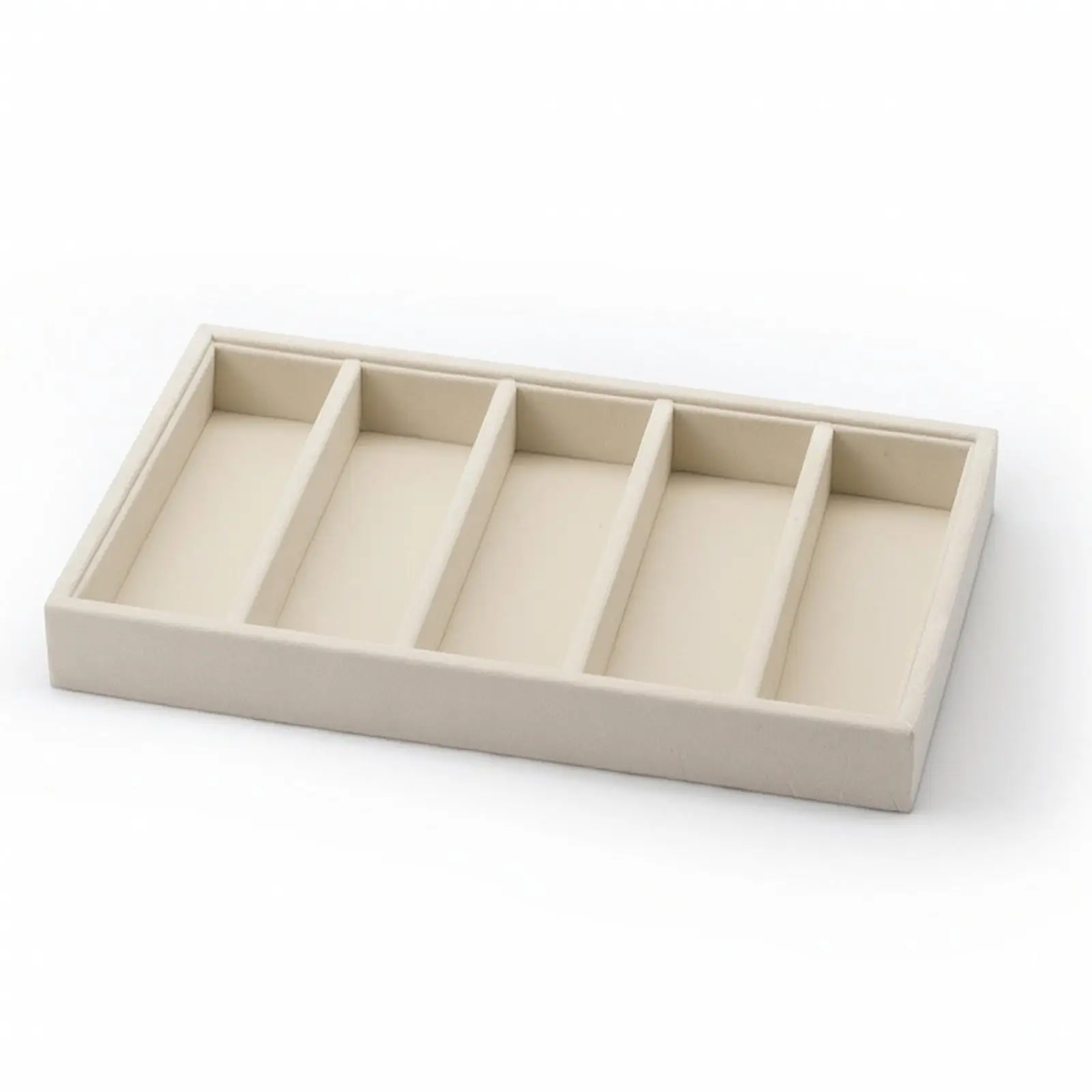 textileCovered Eyeglass Display Tray Large Capacity Eyewear Tray with 8