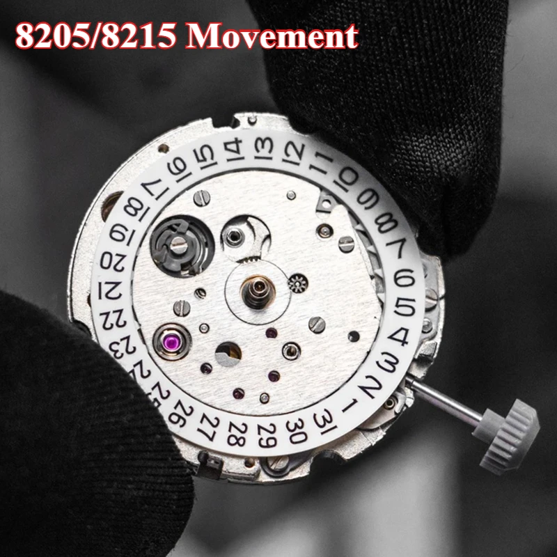 8205/8215 Mechanical NH35 21 Jewels Automatic Movement at 3.0 Date Double Calendar Setting Precision Watch Accessories 2025