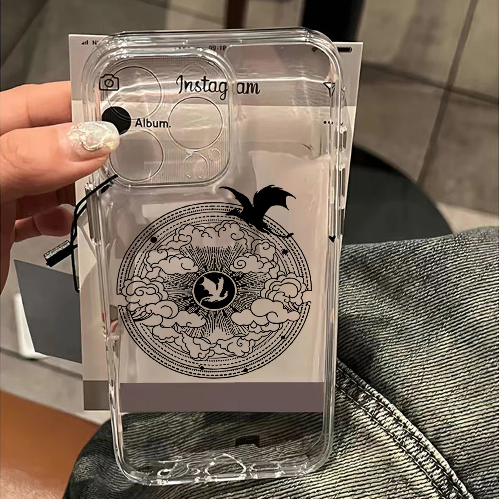 حافظة هاتف F-Fourth W-Wing لهاتف هواوي نوفا 9 6 7 5 P50 P30 Pro Lite Honor X7d 50 4G 5G غطاء خلفي ناعم شفاف من البولي يوريثان