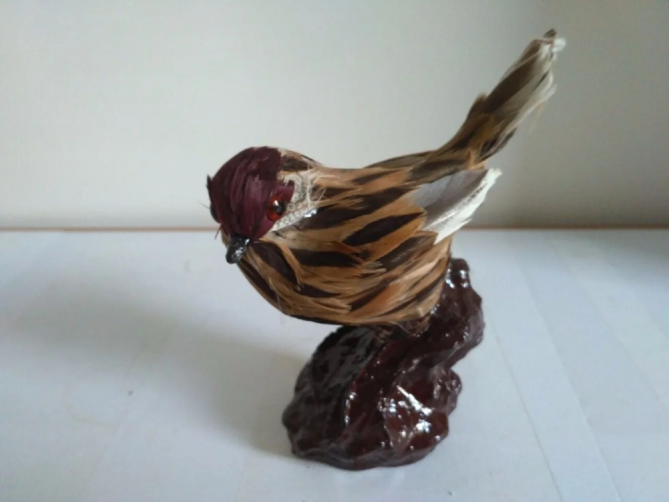 

cute simulation sparrow model foam&feathers sparrow doll about 12x9cm