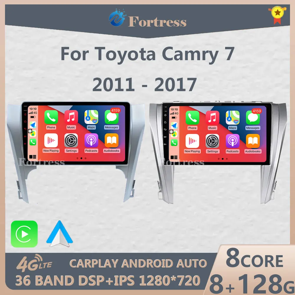 

Автомагнитола Carplay для Toyota Camry 8, 50, 55, 2011-2014, 2 din, 4G