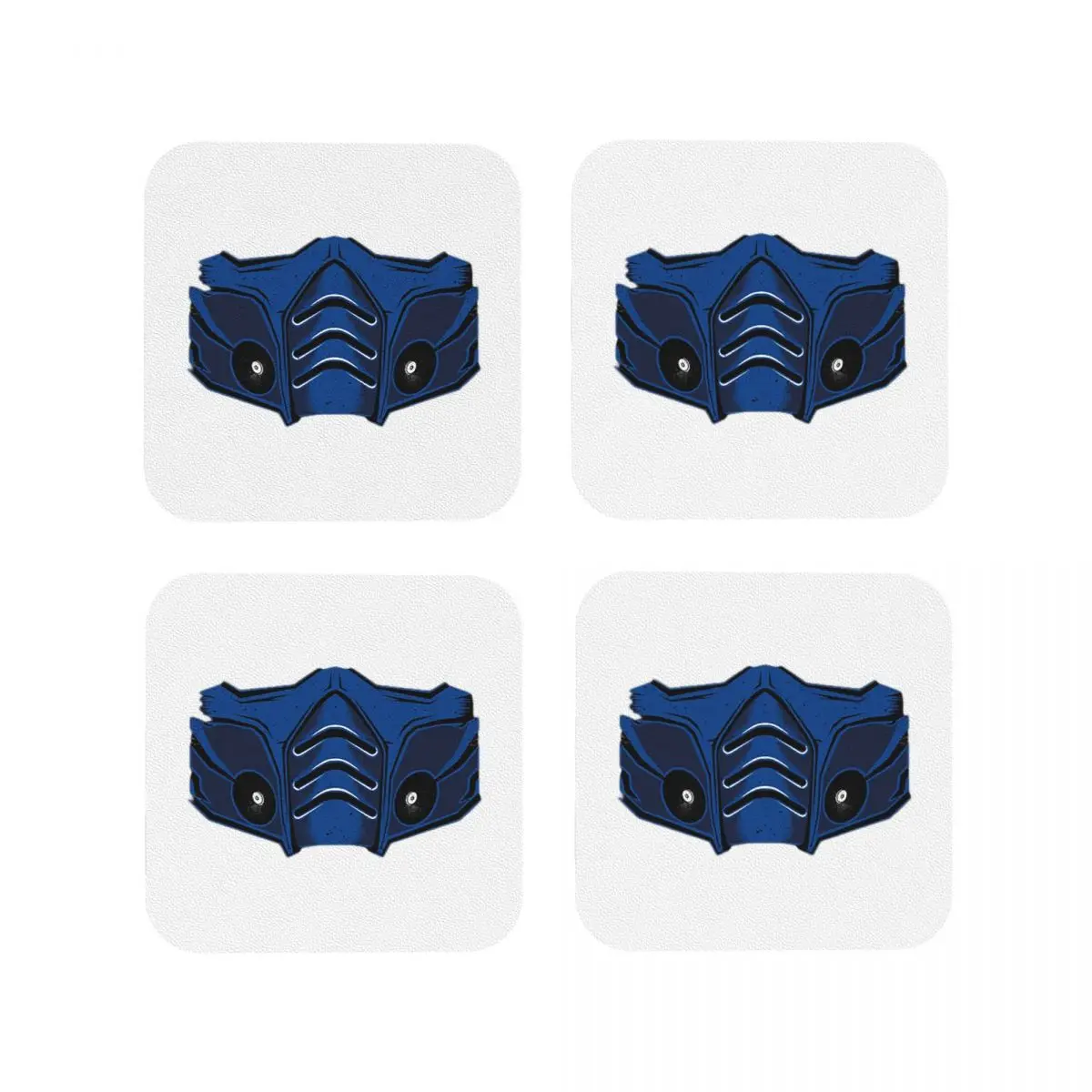 Mortal Kombat Sub-Zero Coasters Coffee Mats Mug Cup Placemats Tableware Pads for Home Kitchen Dining Bar