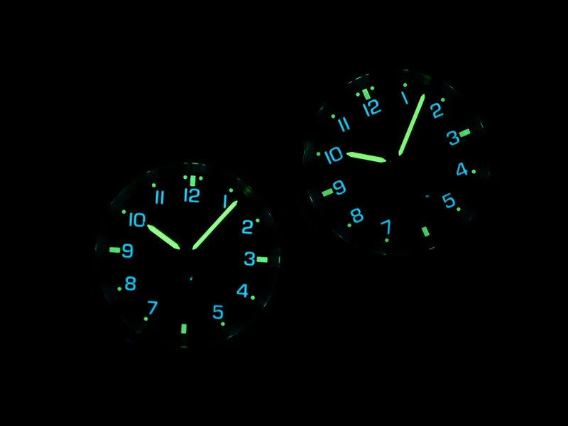 Baltany S2081 Dirty Dozen Felduhr, 39mm Retro ST1731 Mechanische Datumsuhr, Saphirglas, Leuchtend, Wasserdicht, Kleine Sekunde – Detail 6