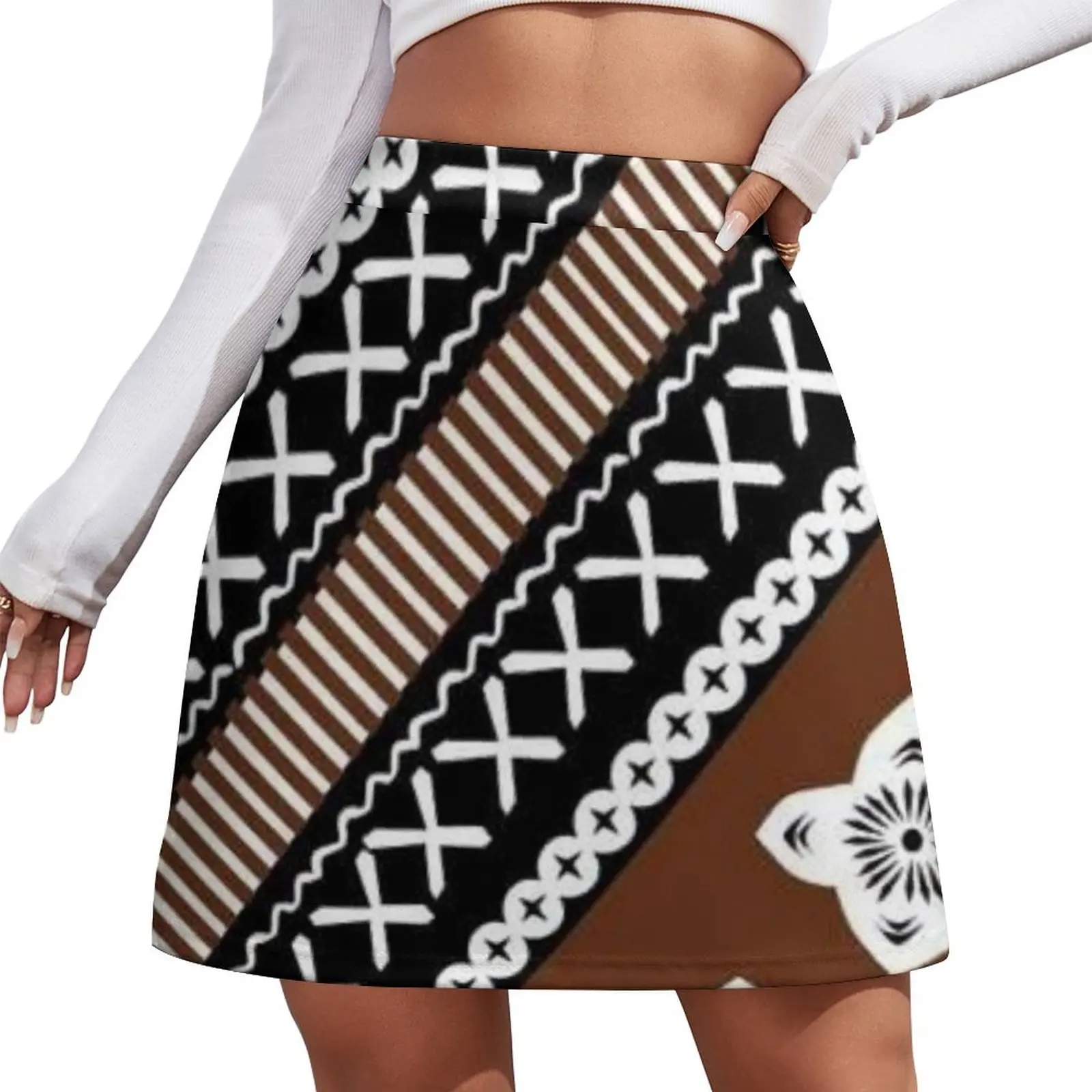 

Fijian Tapa Mini Skirt skirts cosplay skirt sets School uniform