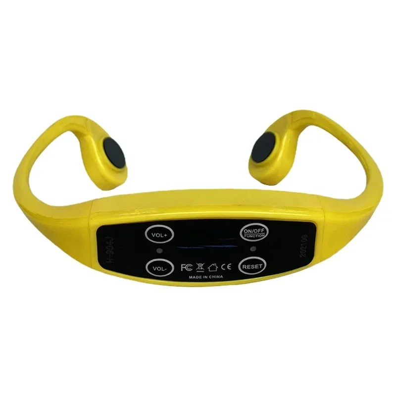 Looook Store H904J Waterproof Radio Intercom Bone Conduction Headphones, Headphones Swimming Training