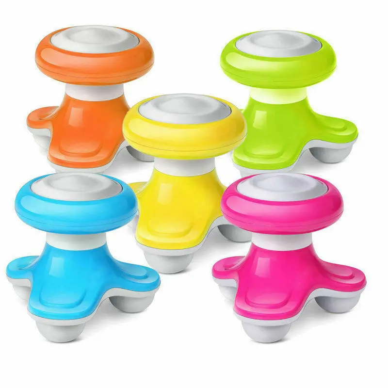 Mini Electric Vibration Full Body Massager Relax Massage Tools for Head Shoulder Neck Back Health Care Battery USB Dual Charging