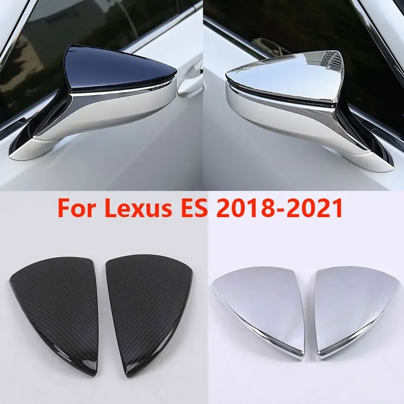 Car Rearview Wing Door Side Mirror Cover Cap Lid Shell For Lexus ES ES200 ES250 ES300 ES300h ES350 2018 2019 2020 2021