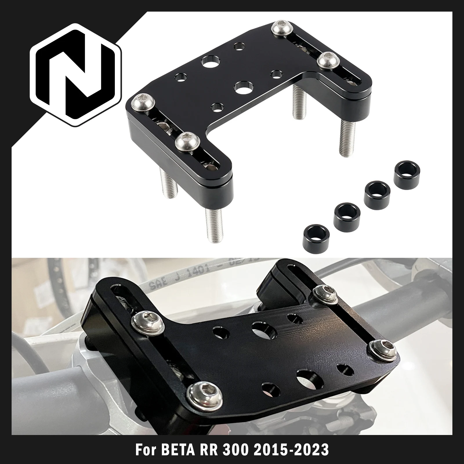 NICECNC لـ Beta RR 300 2015-2023 RR 125 RR 200 RR 250 RR 350 RR 400 RR 430 حامل GPS قابل للتعديل لـ KTM EXC 300 SXF 450