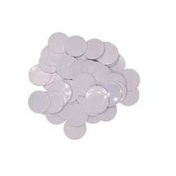 100PCS 18MM Rfid 125Khz ID Coin card Tag EM4100 ID tag keyfobs token for Access control Tracking Car