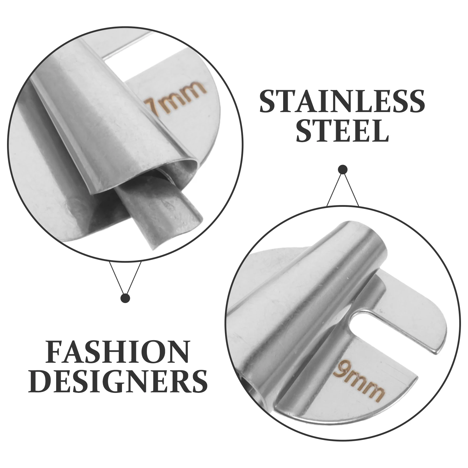 

4Pcs Metal Sewing Machine Hemmer Foot Convenient and Safe for Delicate Hands Suitable for Various Fabrics Hemmer Foot