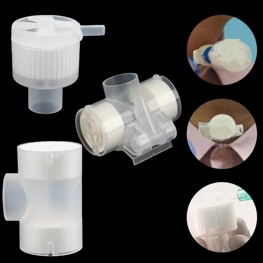 Disposable Heat Moisture Exchanger With Thin Filter Paper Sterilized Moisture Exchange Filter L/T Type Disposable Filter