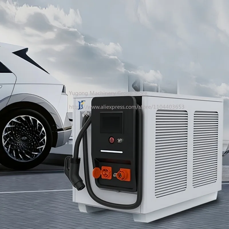60kw 65kwh Portable Mobile DC Super Fast EV Charger with LiFePO4 Battery IEC62196 CCS1 CCS2 Chademo Nacs Service Model 3 Y X