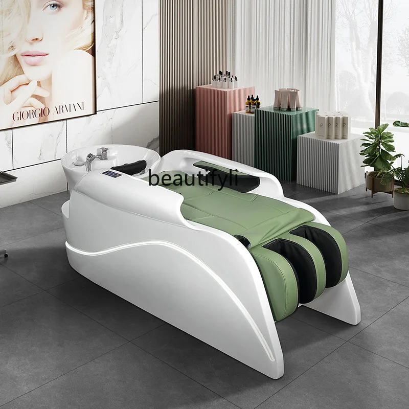 

Ceramic basin massage shampoo bed all-inclusive pillow head treatment fumigation bed Postpartum physiotherapy health bed