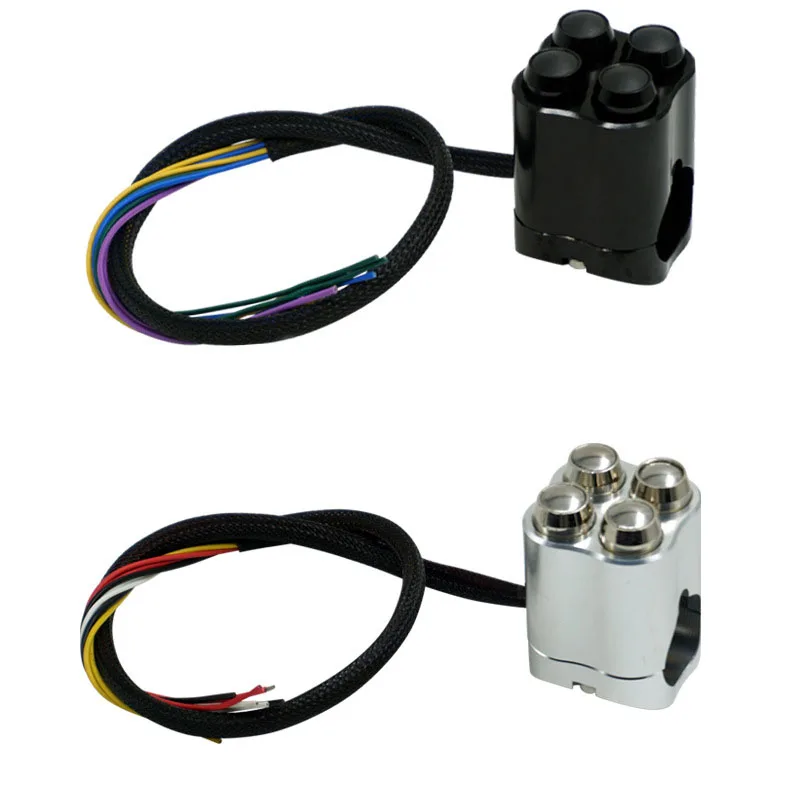 Motorcycle Modification Switch Aluminium Alloy Multi-functional Off-Road ATV Switches ON OFF Headlight Fog Light Switch