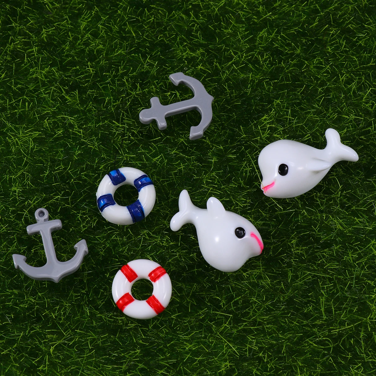 

12Pcs Micro Landscape Boat Decoration Resin Crafts Marine for Home Office Bedroom Living Room Decoration
