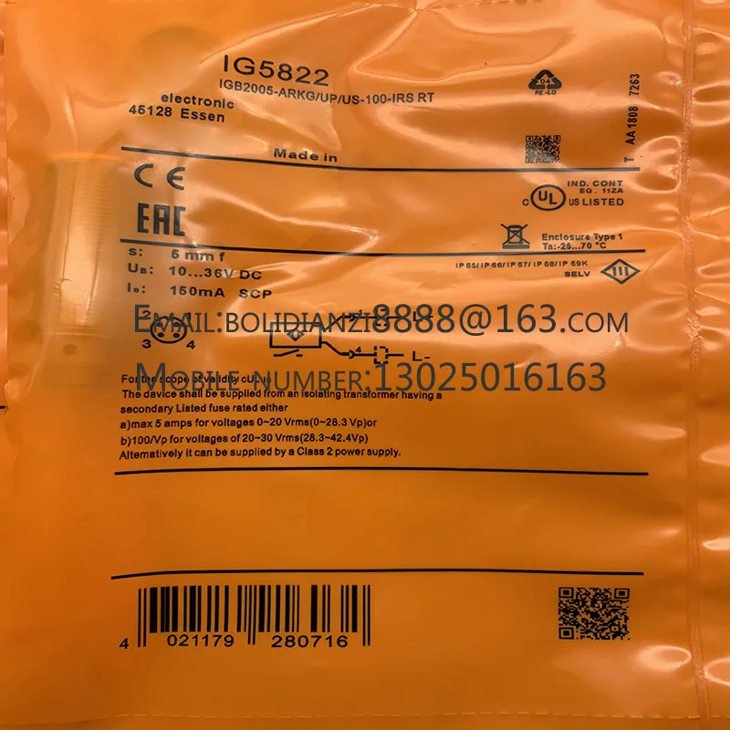 

The brand-new original sensor IGS325 IG0087 IG5827 IG5865 in stock