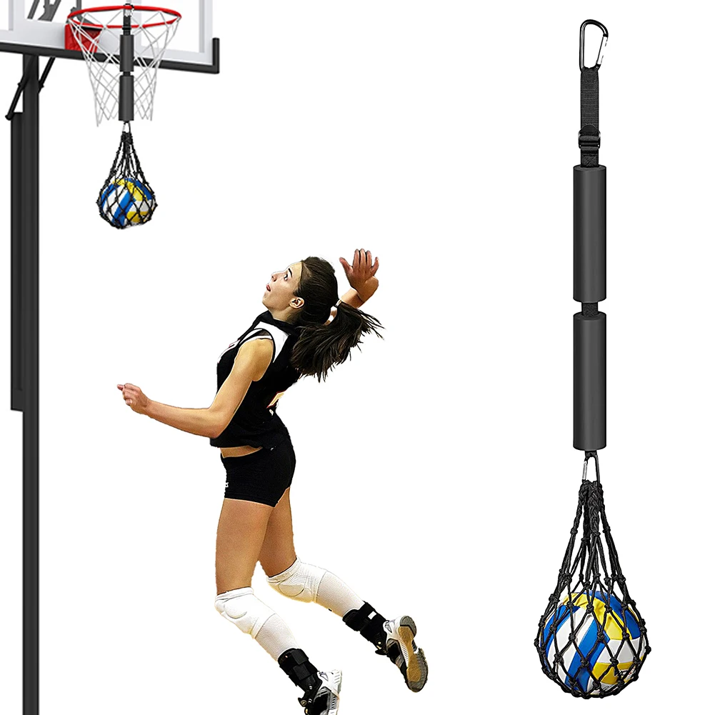 Volleyball Training Equipment Adjustable Serve Belt Assisted Practice Trainer Bouncing Training Rope Beach Volleyball Accessory