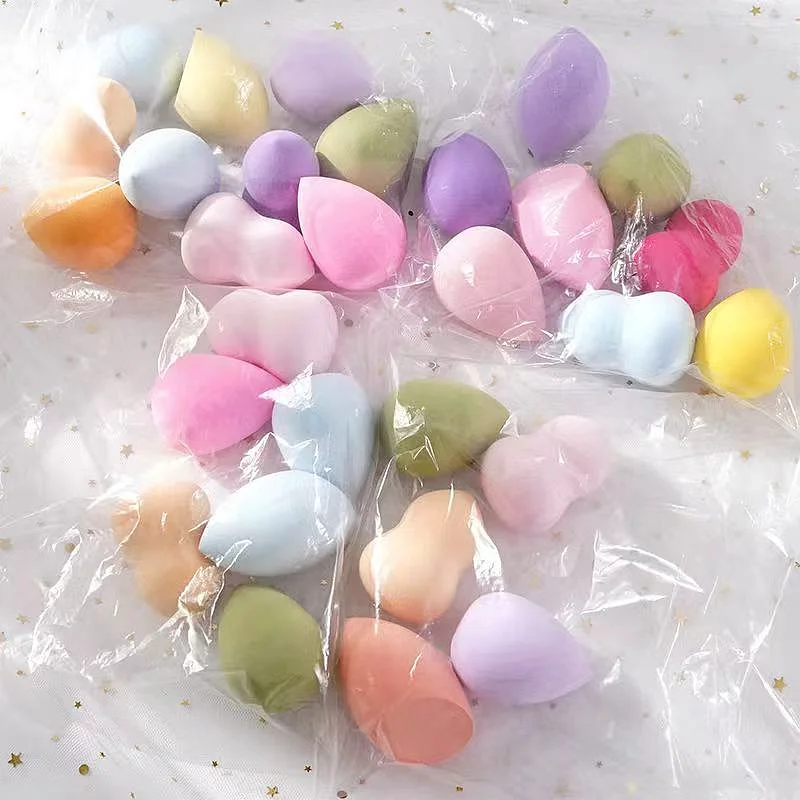 Mini beleza ovo maquiagem liquidificador cosméticos puff seco e molhado maquiagem esponja almofada fundação pó ferramenta de beleza compõem acessórios