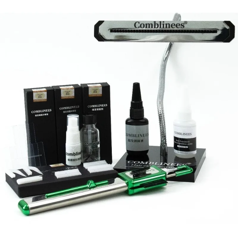 Professional Grade Hair Extension Machine Zero Sensitivity Invisible Cold Glue Premium V Pin Tool for Hair Salon