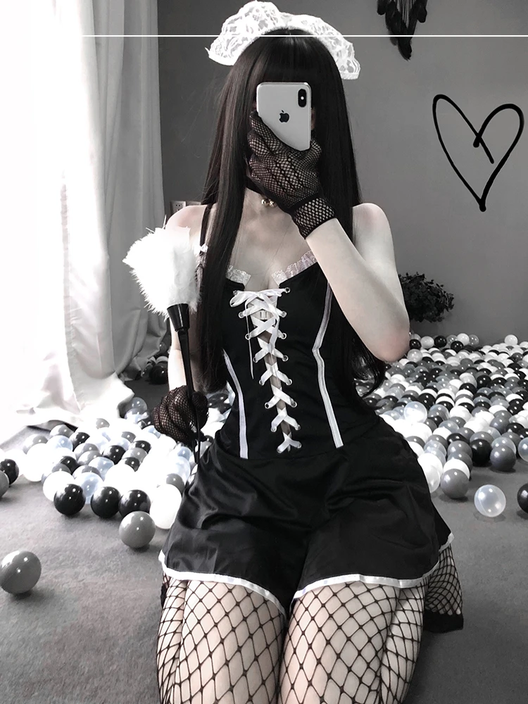 

Sexy Maid Costume Performance Clothes for Women loween Seductive Butler Outfit Stage Performance Traditional Chinese Dr