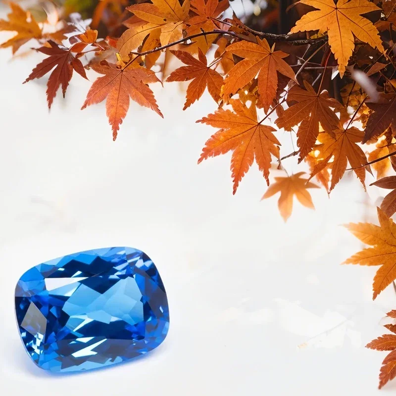 

Лабораторная выращенная кобальтовая шпинель, прямоугольная форма подушки, синий цвет демона, VVS1, подвески «сделай сам», для изготовления ювелирных изделий, выборный сертификат AGL