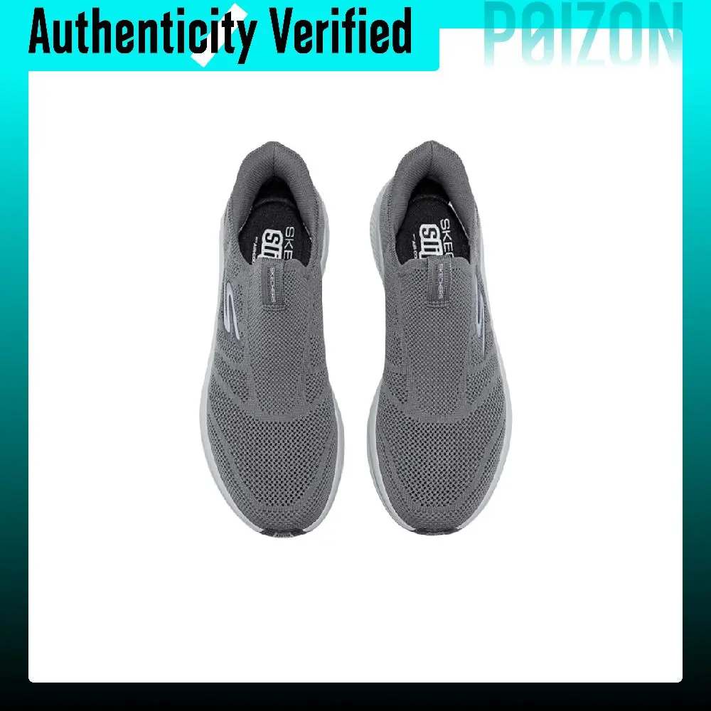 Skechers Slip Ins Abrasion Resistant Quick Dry Low top Casual Shoes Men's Gray 220857-CHAR view 3