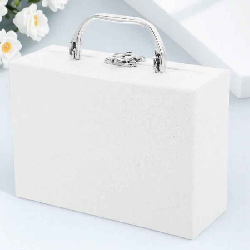 

Handheld Paper Storage Box Thickened Organizer Solid Color Stationery Case Multipurpose Desktop Storage Containers