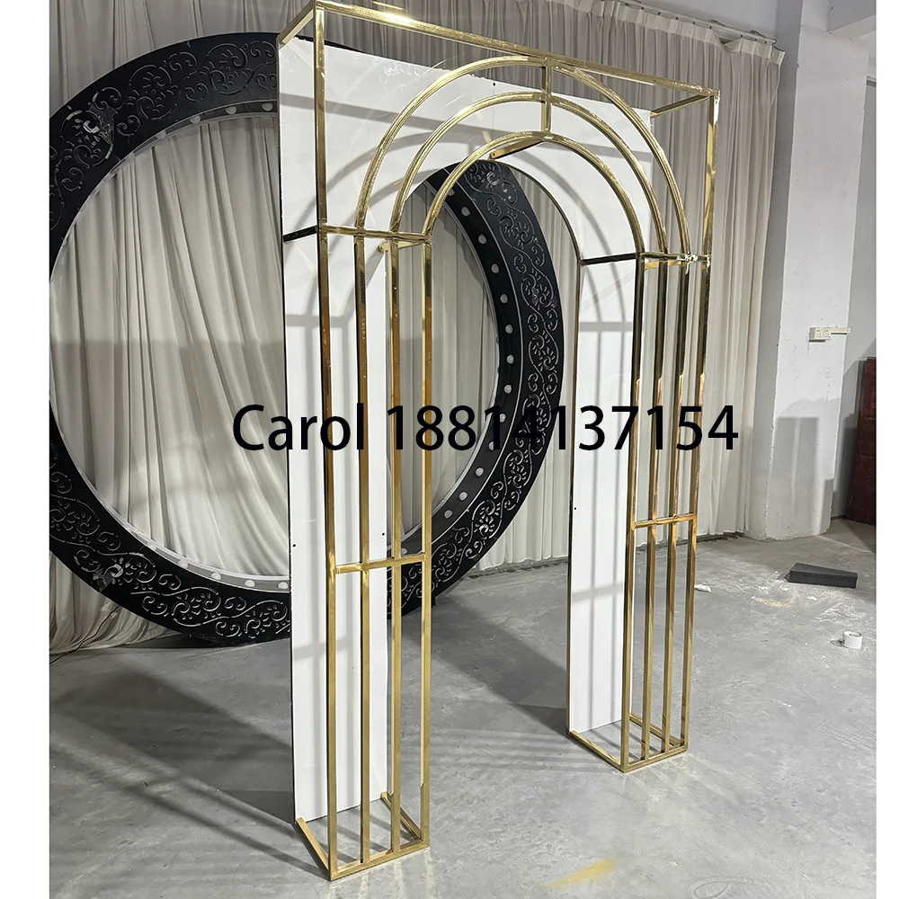 Popular Elegant metal Arch Backdrop Wedding Decoration