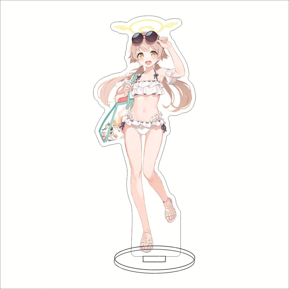 

Anime Figure Blue Archive Acrylic Stand Model Misono Mika Shirasu Azusa Yutori Natsu Cosplay Model Plate Keyring Desk Decor