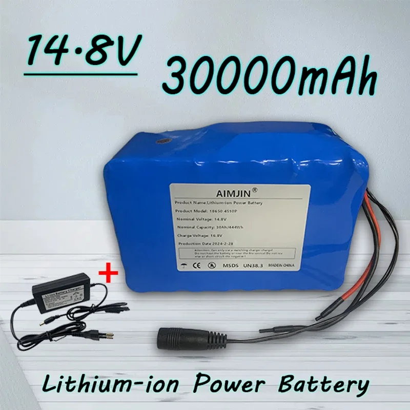 

4S10P 14.8V 30Ah with BMS rechargeable lithium battery pack is widely used in scooters, tricycles, and other vehicles