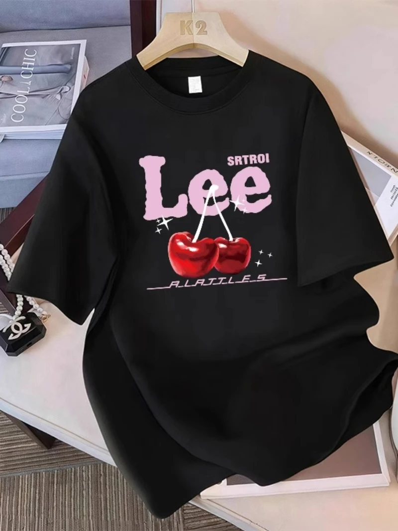 

2025 New Summer T-Shirt Men Women Couples Pure Cotton Loose Fit Casual Streetwear Trendy Short Sleeve Unisex Tee