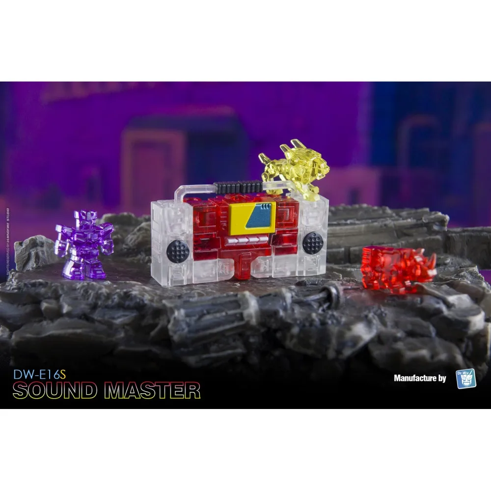 Dr.Wu DW-E02S لون شفاف موجة الصوت الشريط مسجل مجموعة التحول عمل نموذج لجسم جمع عيد الميلاد لعبة هدية