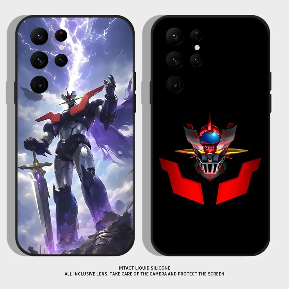 M-Mazinger Z Robot Phone Case For Samsung S24,S22 Ultra,S20,S30 plus,S22 plus,S23,S30 ultra 5G Silicone Cover