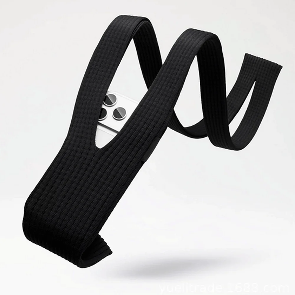 2025년 신제품 애플 이세이 미야케 아이폰 포켓 숏 스트랩 - 모든 아이폰용 3D 니트 손목 가방 패션 숄더백