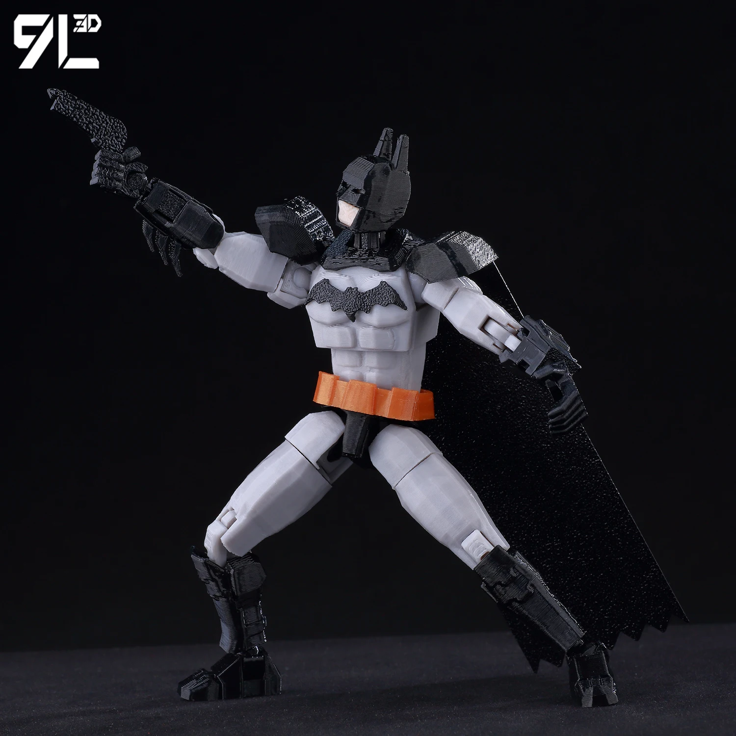 

9L3D Lucky13 Batman Toy Full Body Movable Collectible for Stop Motion Fans Anime Figures Collectible with Dynamic Posing Display