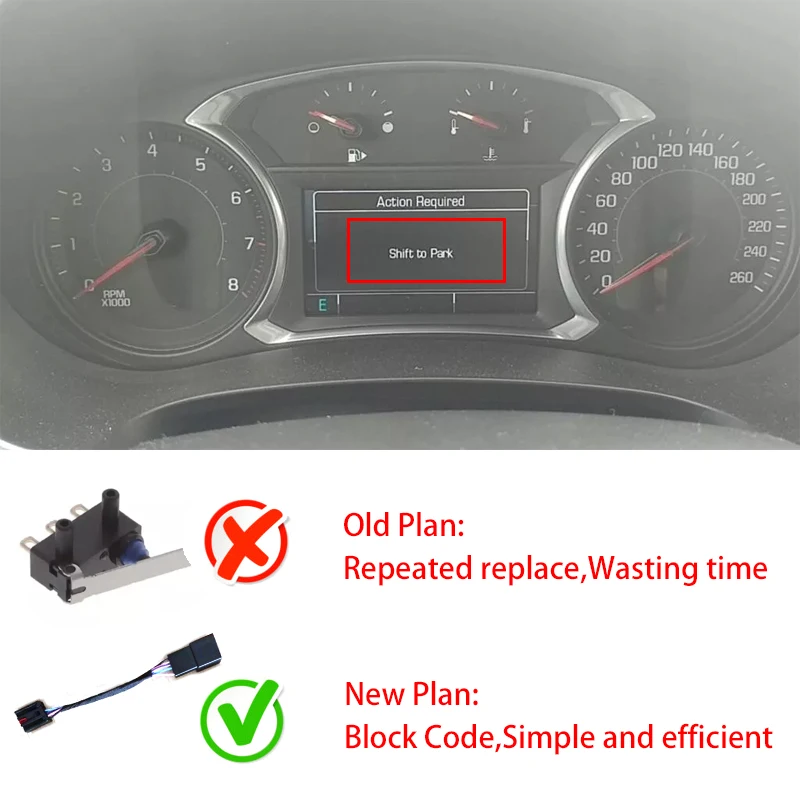 Shift To Park Fault Code Elimination Cable For Cadillac ATS ATSL