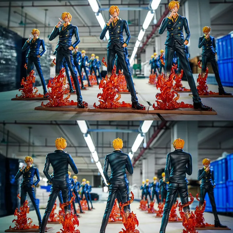 Jt 066 One Piece Sanji C2 Diable Jambe Gk Statue Anime Figure Collectible Model Desktop Decoration Ornament For Anime Fans Gift