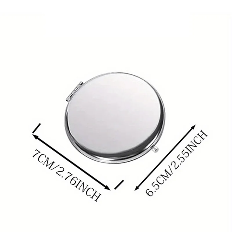 Custom Birth Flower Compact Mirror, Travel Cosmetic Mirror, Gift for Women