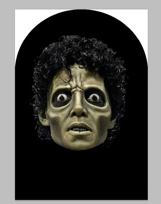 Anime Michael Jackson Style Full Face Mask Unisex Dustproof Cycling Scarf Headwear