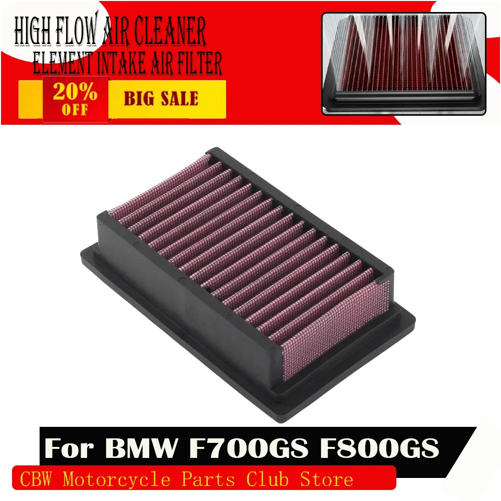 

FOR BMW F650GS F700GS F800GS F800GT F800ST F800S F800R Motorcycle High Flow Air Filter Oil Filter