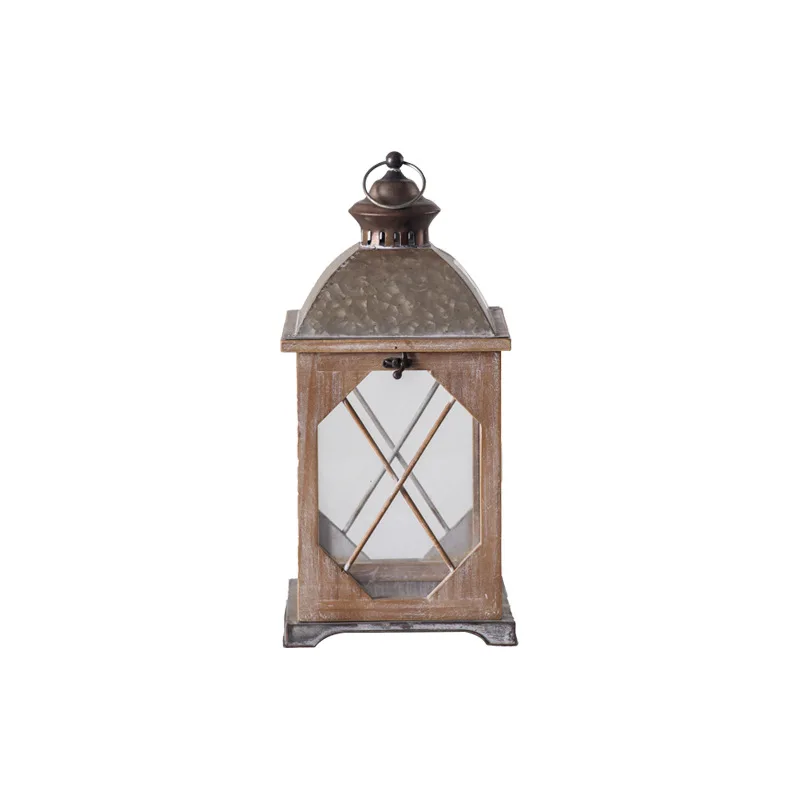 American candle holder, outdoor courtyard windproof and rainproof candle holder wind lamp, personalized home decoration crafts