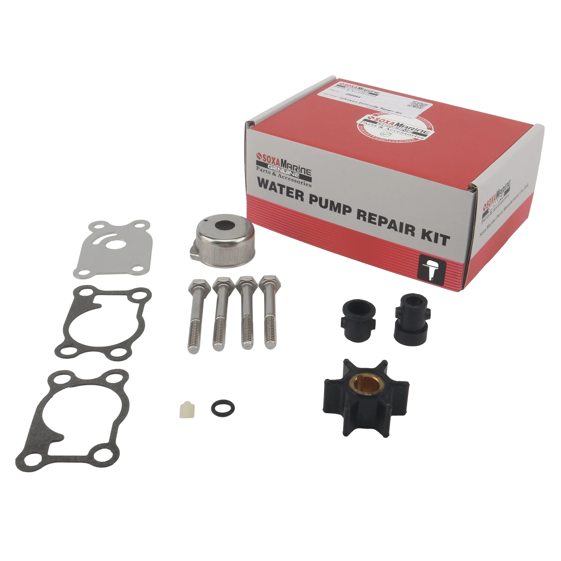 0389844 Outboard Impeller Service Parts Kit for Johnson Evinrude 2-Stroke 4 4.5 6 8 HP 4-stroke 5HP 6HP Engine 396644 765603