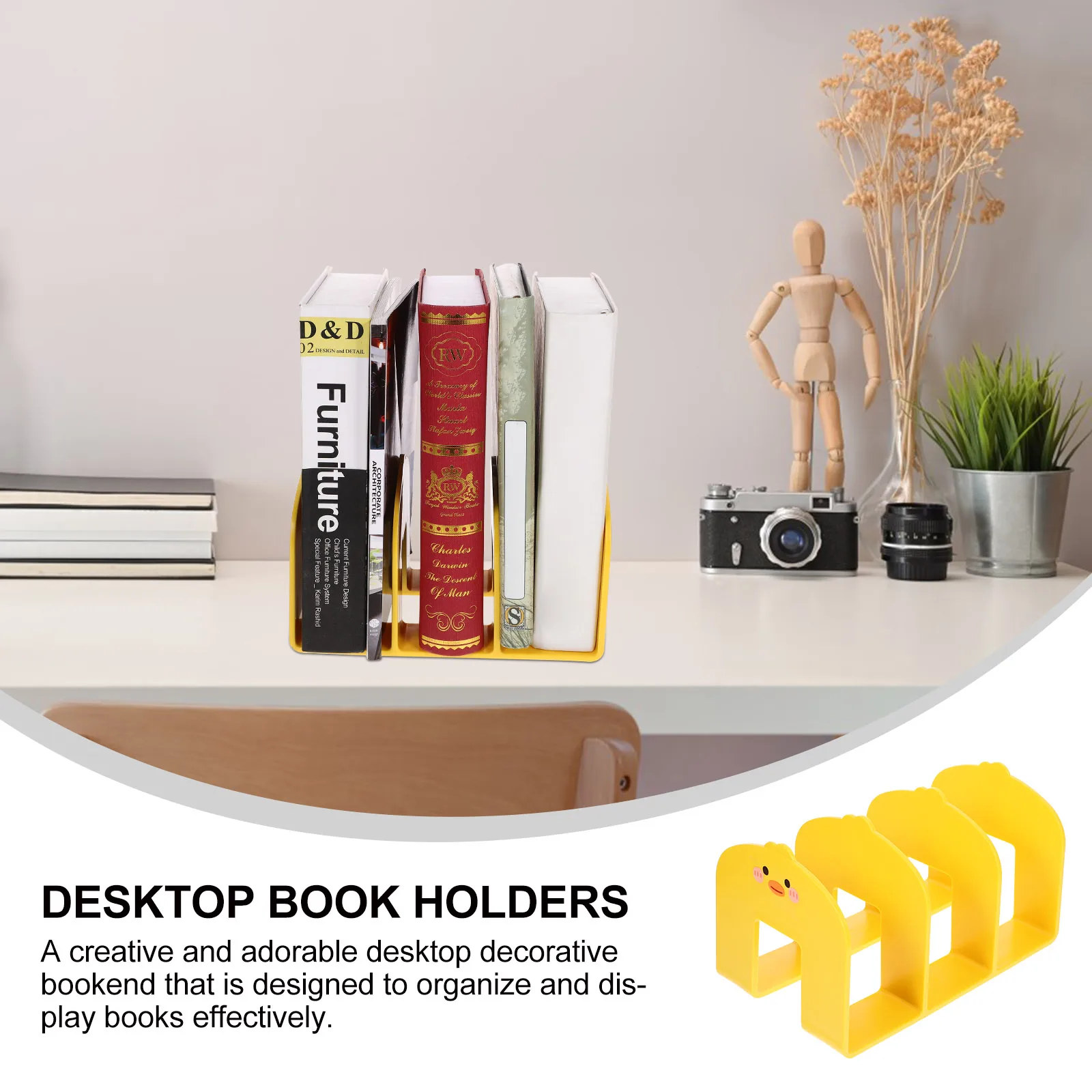 

Book Ends Cartoon Office Desktop Management Bookend File Document Storage Rack Decorative Reading Organizer Reading Book Holders