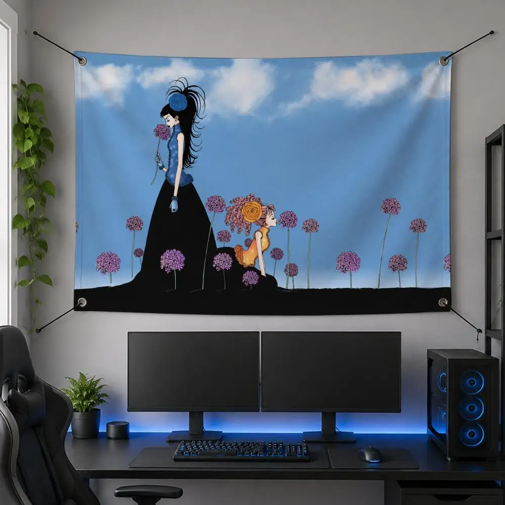 Anime Fashion Romance P-Paradise Kiss Flags Flag Banner for Bedroom Dorm Party Home Living Room Game Room Gift